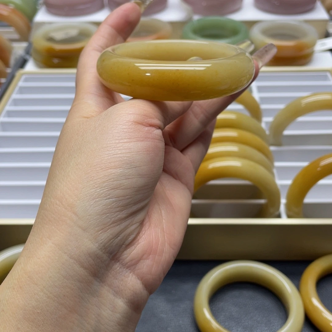 石英质玉手镯合金月*