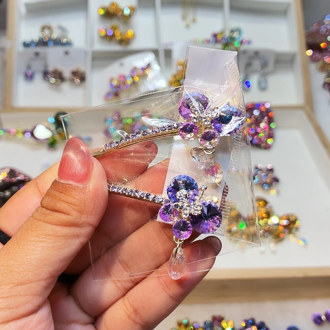 布艺铁合金发饰发夹发夹