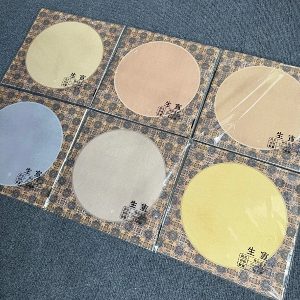 【高定锦缕生宣卡纸】大风堂33*33cm书法国画作品加厚宣卡