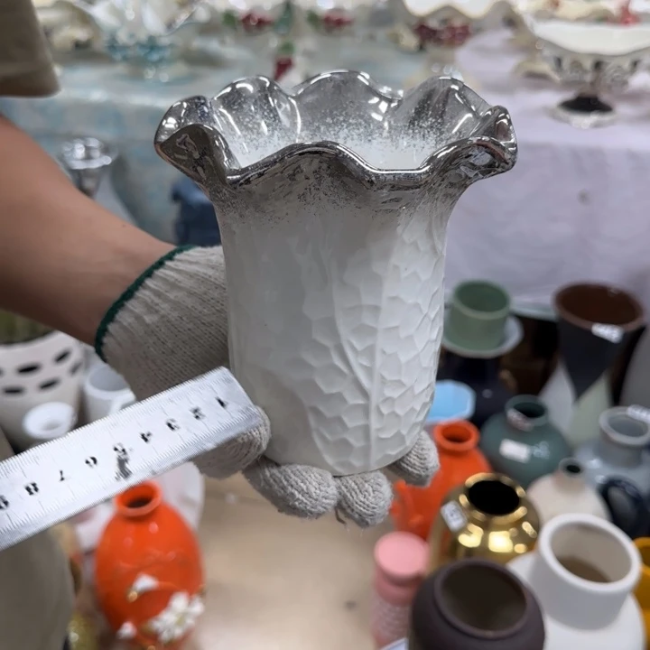 瓷片陶瓷工艺花瓶摆件