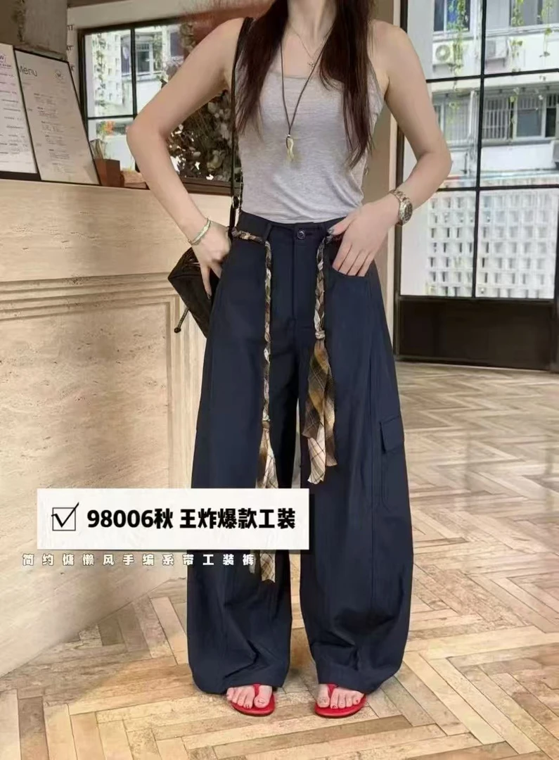 杨茹家新款98006时尚休闲工装裤