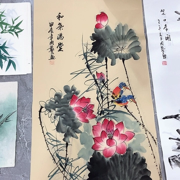 小周画廊的直播间！