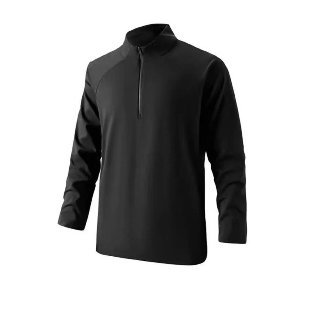 DEST半拉链休闲运动商务长袖上衣秋季透气速干