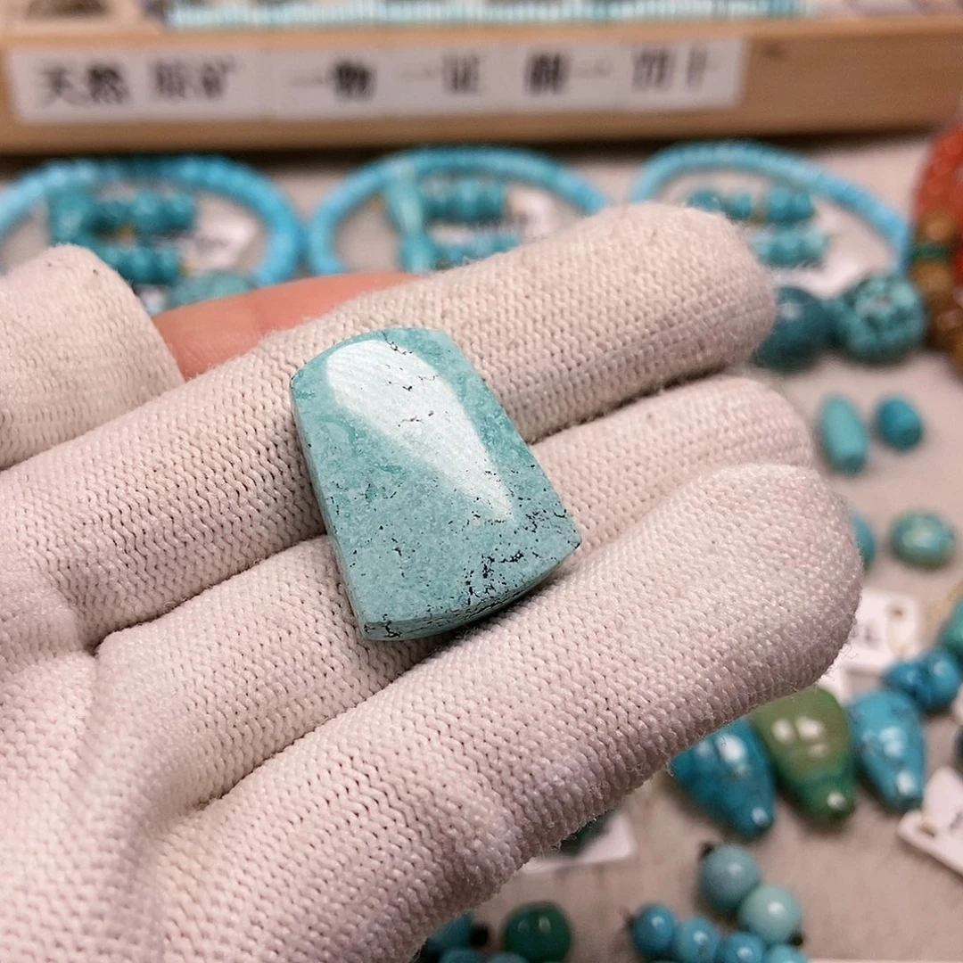 未镶嵌绿松石珠宝半成品