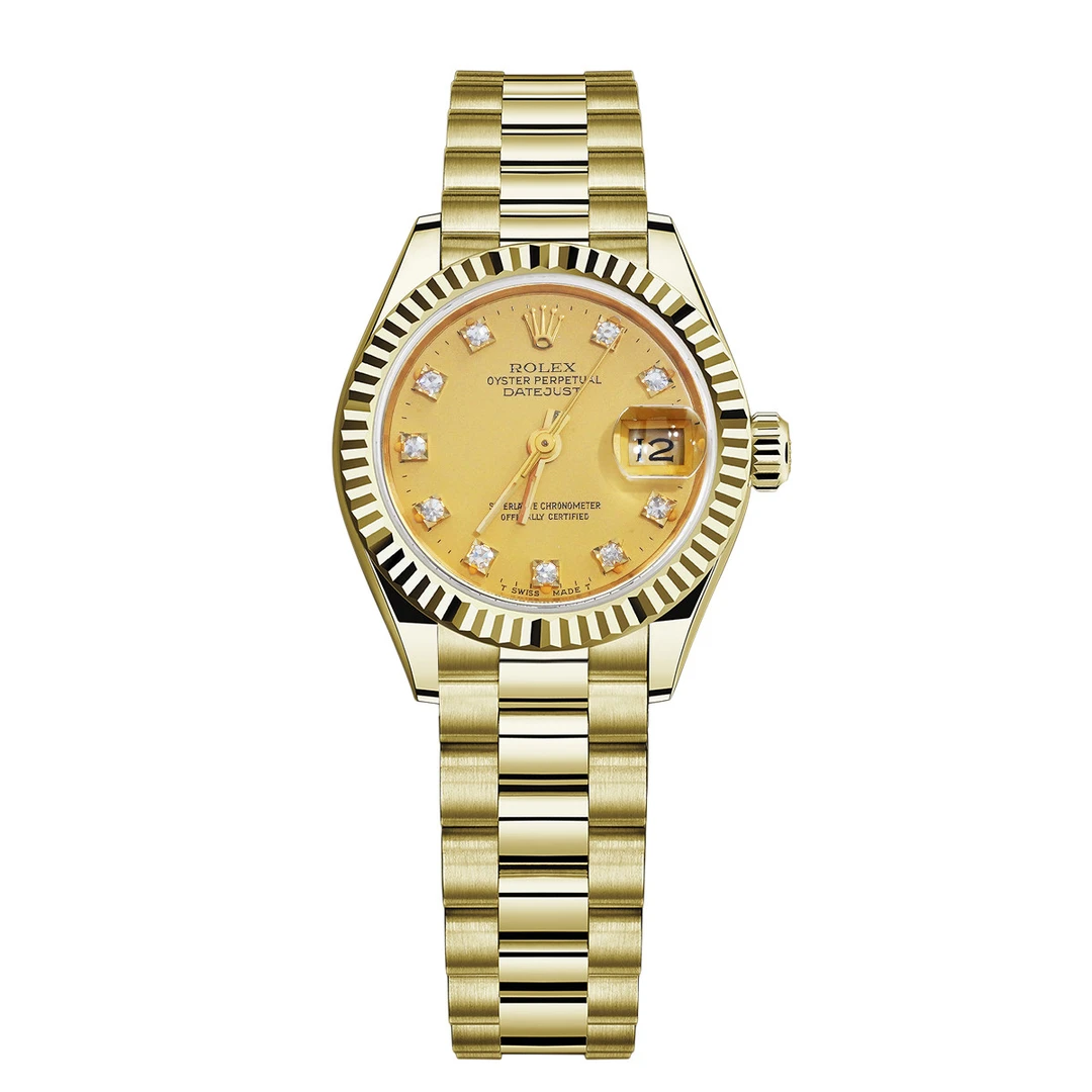 99新 Rolex/劳力士 女装日志型69178后钻腕表/WHT028776