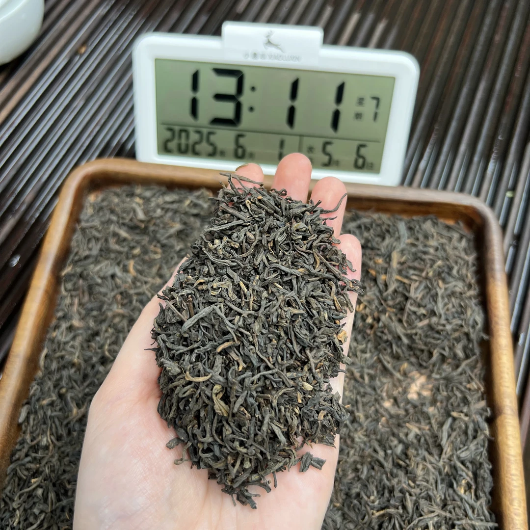 茉莉六堡茶 小鹿收茶 广西六堡茶 黑茶 6月1