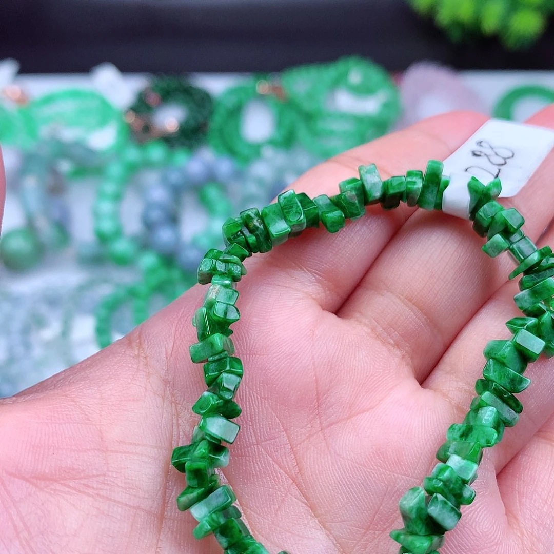 未镶嵌手链翡翠手串