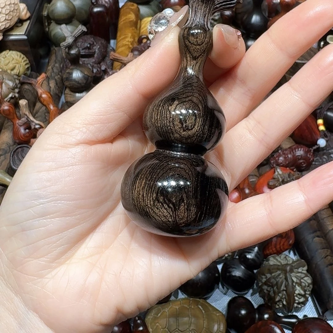 香榧木泥**?紫光檀葫芦