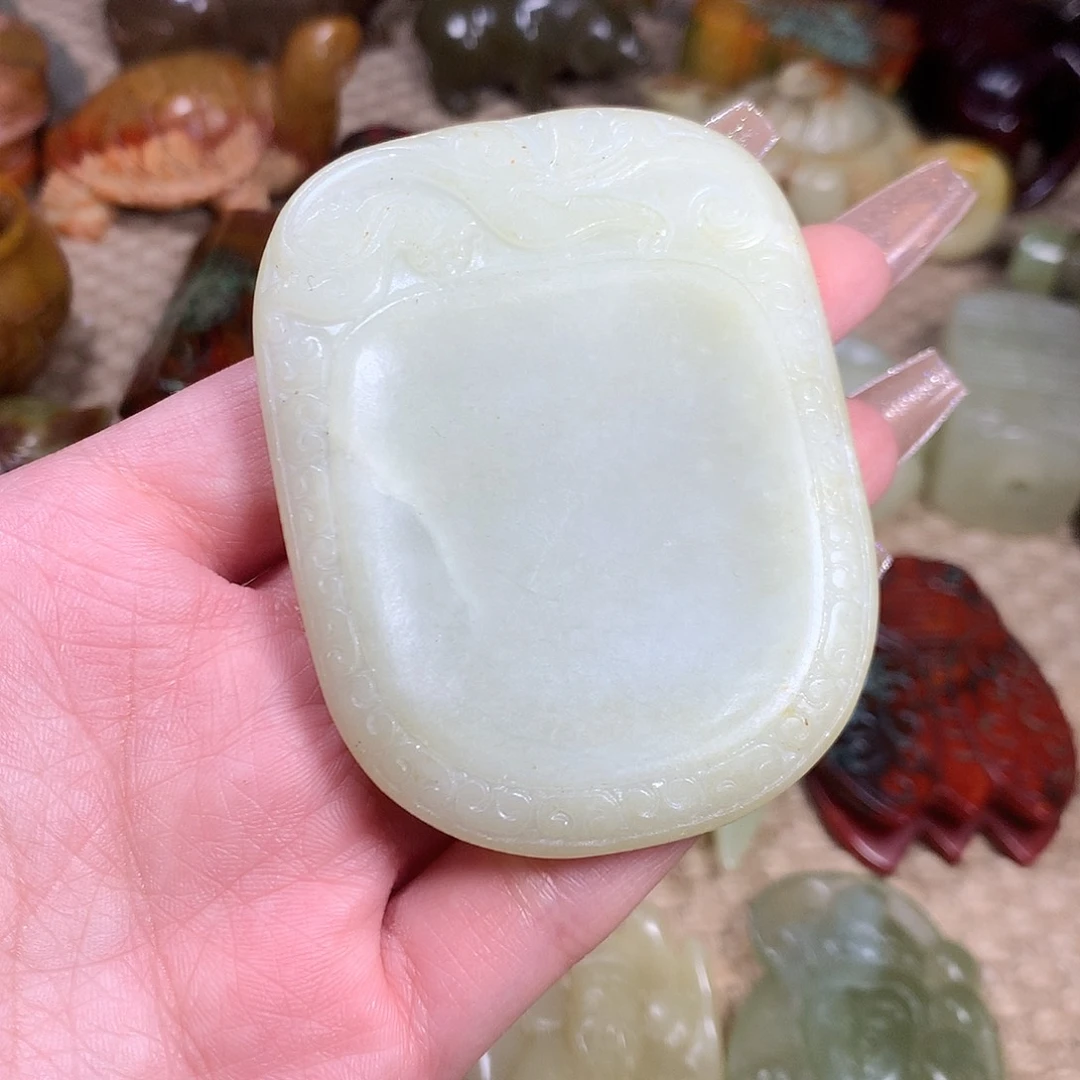 白玉菩提吊坠挂件