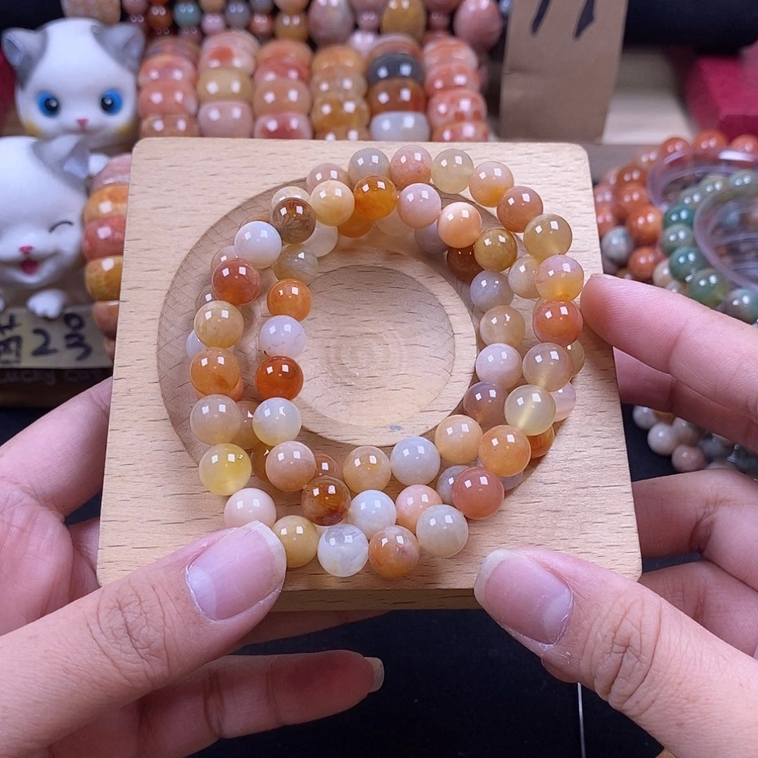 硅化珊瑚（珊瑚玉）手串未镶嵌