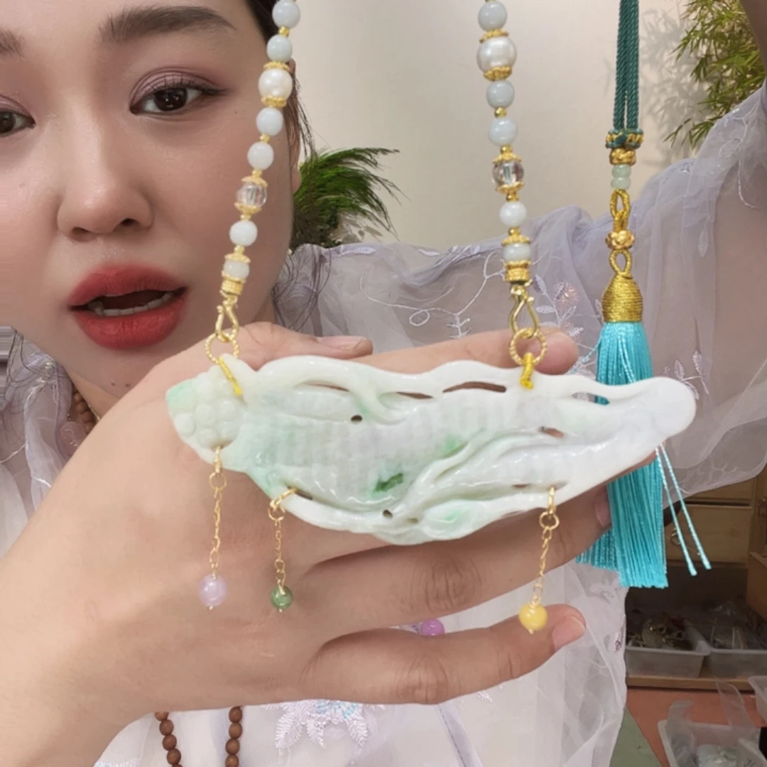 吊坠(赠链)合金翡翠国风