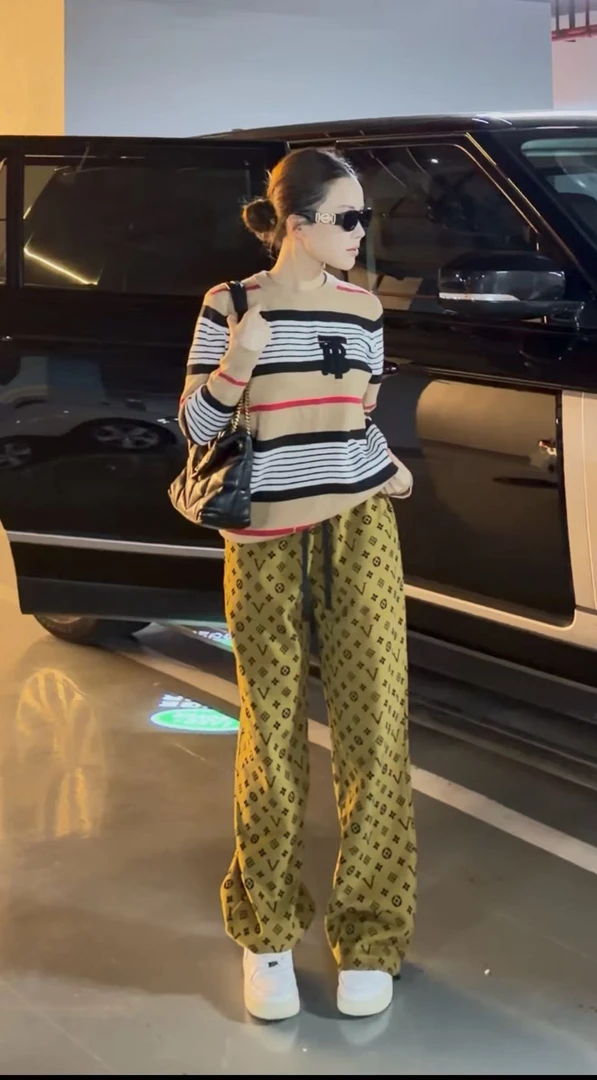 《老板娘推荐》2025年马户秋冬新款男女同款休闲羊毛阔腿裤（可束脚）