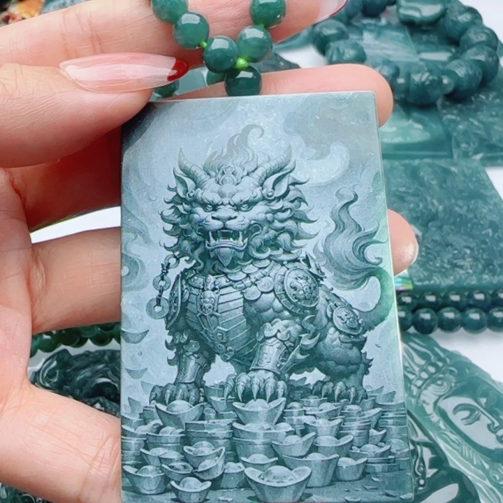 翡翠未镶嵌颈饰多样性发货天然A货翡翠