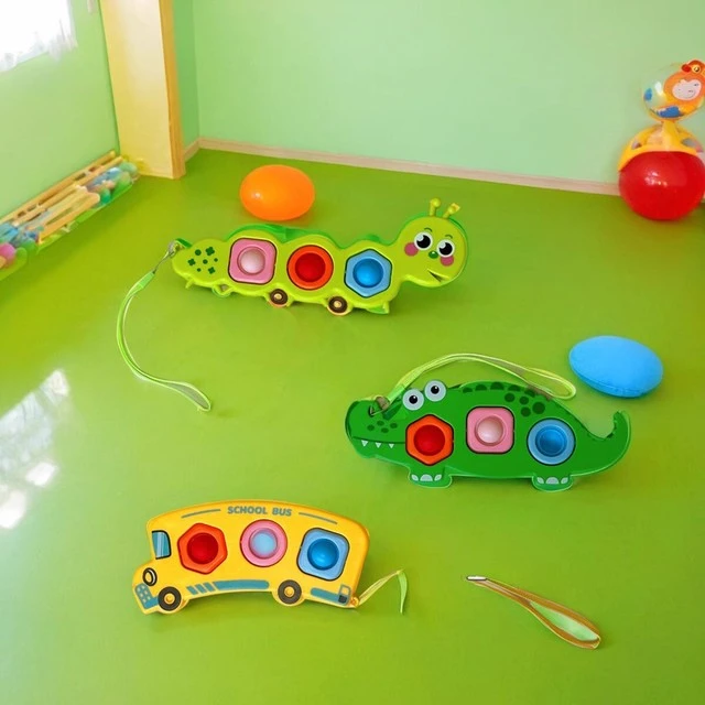 宝宝彩虹按按乐婴儿锻炼手指精细动作灵活玩具益智早教男女孩