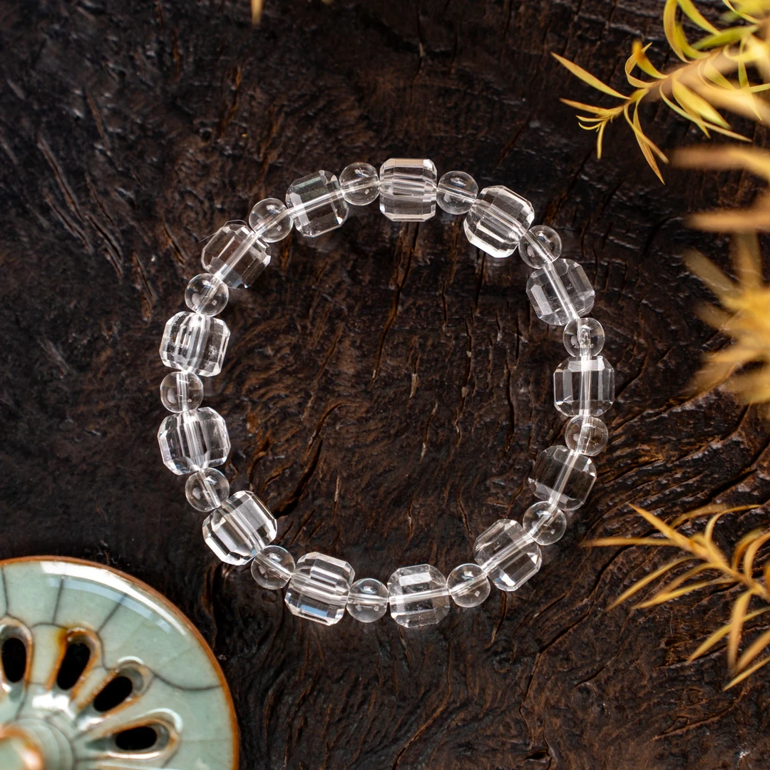 【BRTV大家收藏】白水晶方糖手串