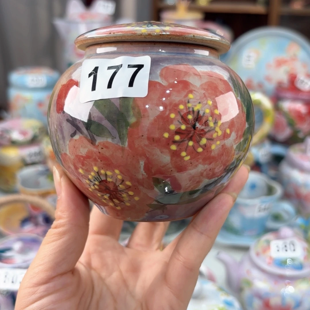 景德镇手绘高温釉下彩陶瓷茶具