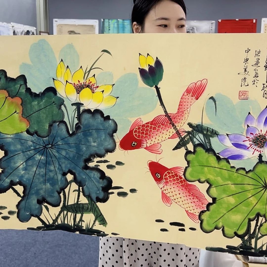 国画事事顺心如意万事如意