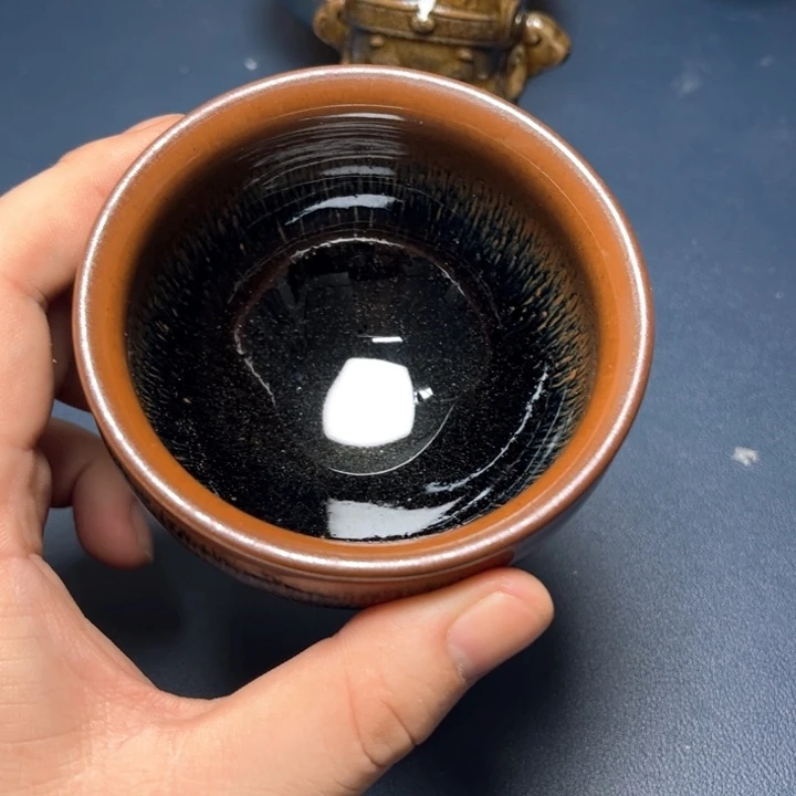 建盏手握泡茶主人杯
