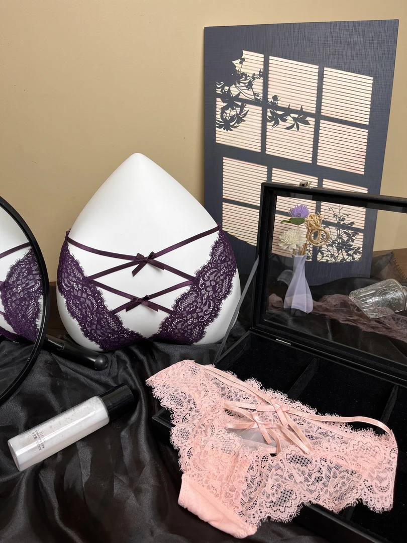 【境地隐现】性感镂空低腰三角裤女缎面蕾丝蝴蝶结内裤舒适透气