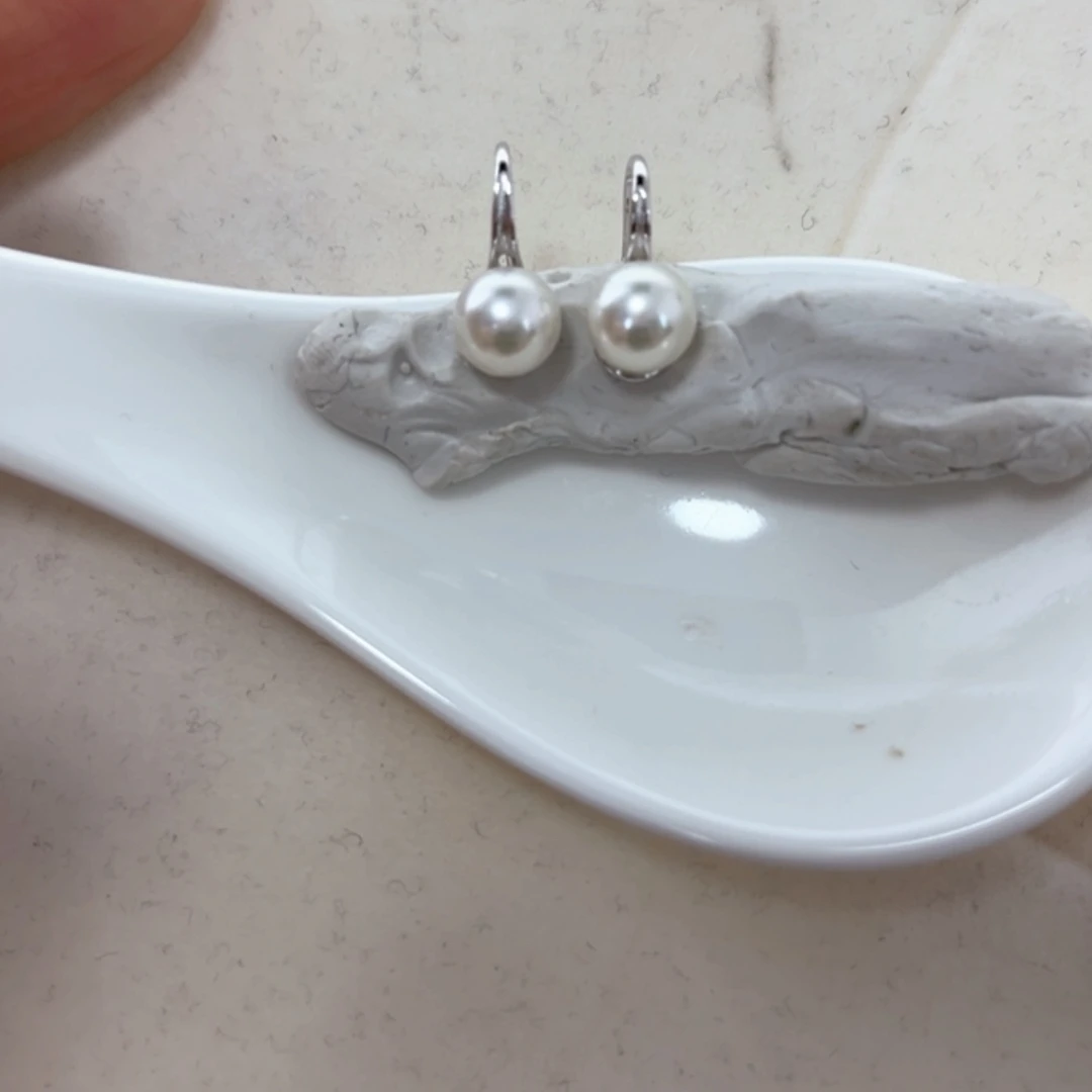 【闪购商品】银S925镶嵌耳饰海水珍珠