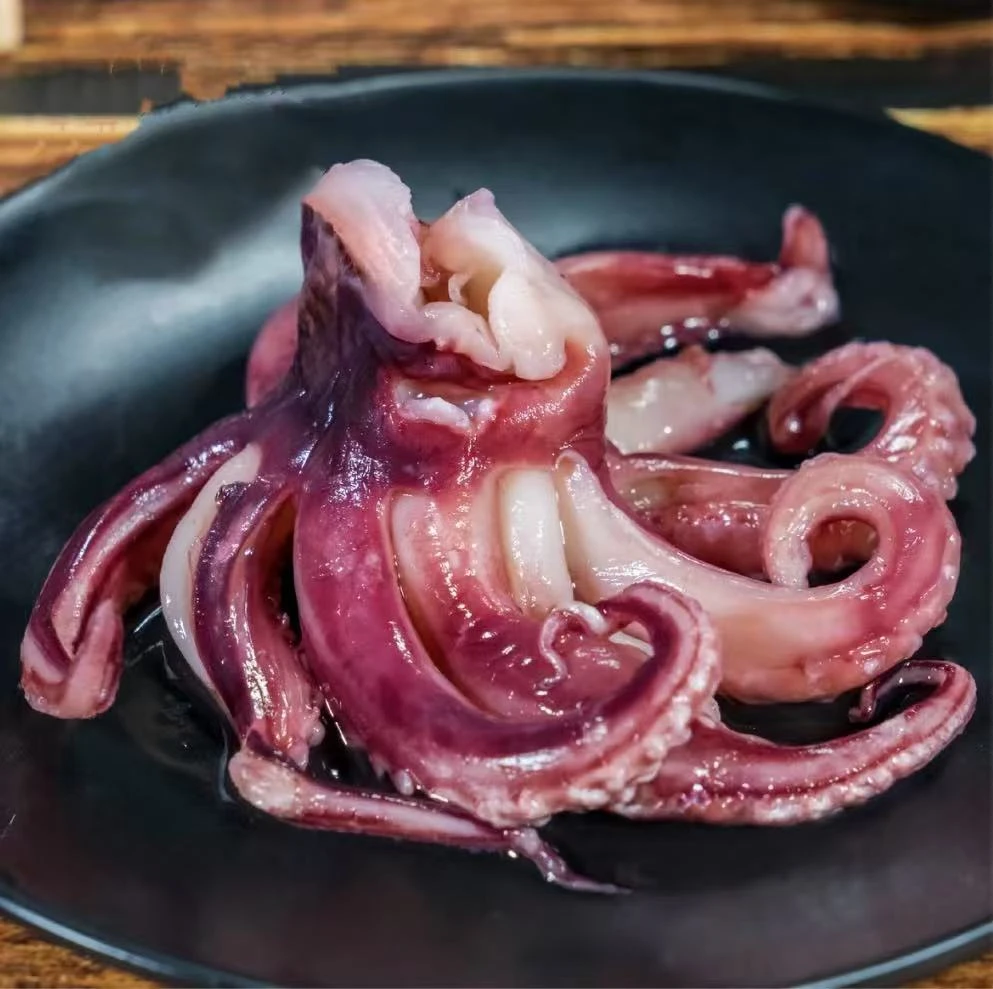 新鲜脆口鱿鱼爪肉质 鲜活现切 去牙去脖 500g/包*4包