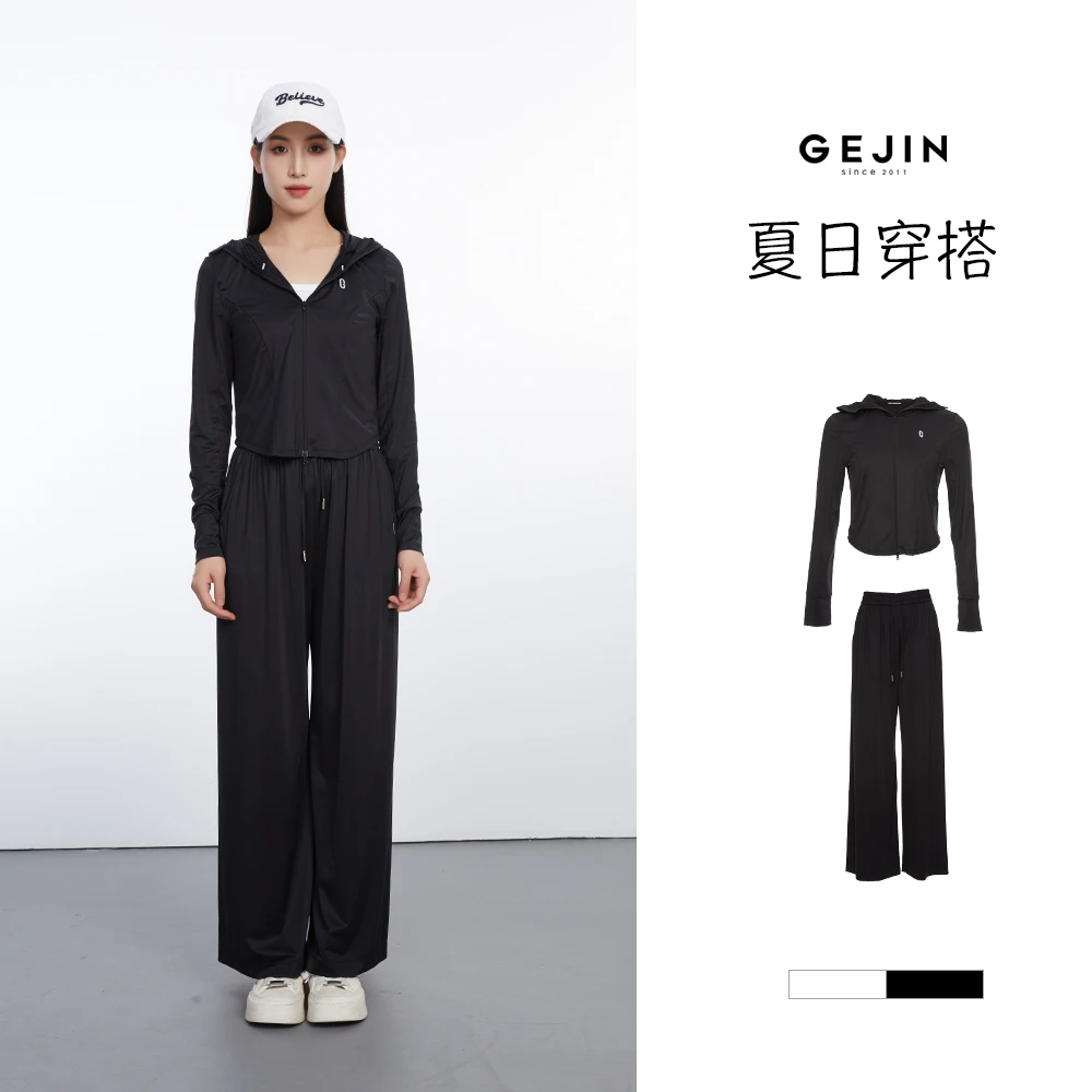 GEJIN/歌锦2025夏季新款休闲气质显瘦透气运动外套92225902151