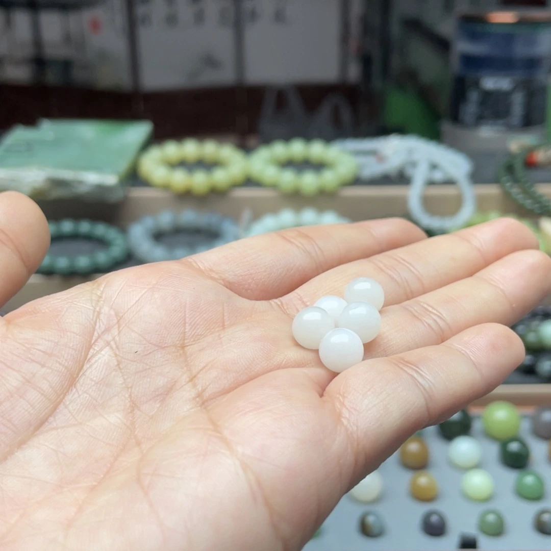 和田玉单珠8未镶嵌繁****叔