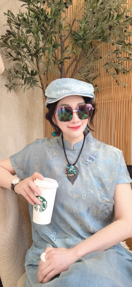 雪儿品集-国风专场8号（蝴蝶）半袖上衣