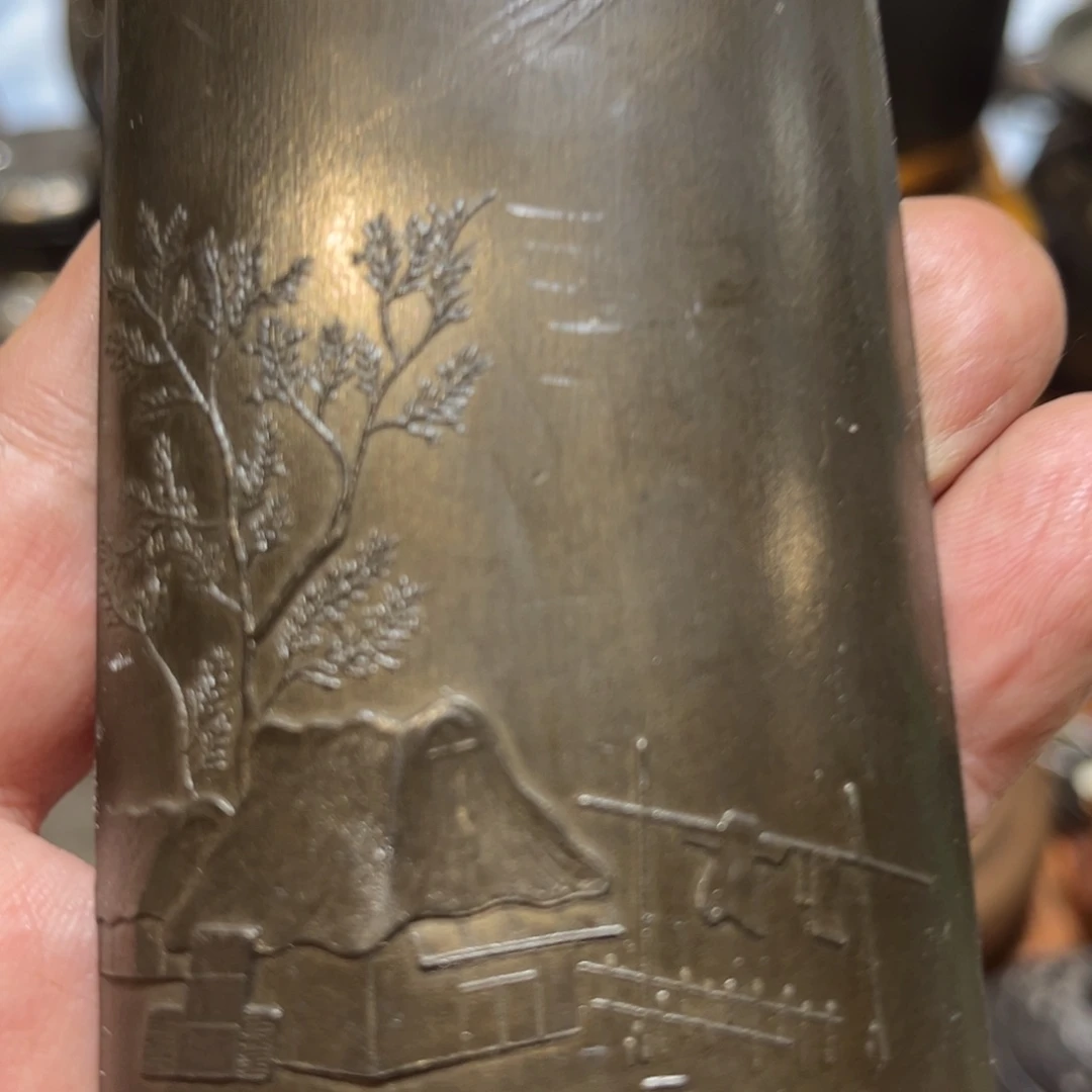 锡中古工艺品摆件