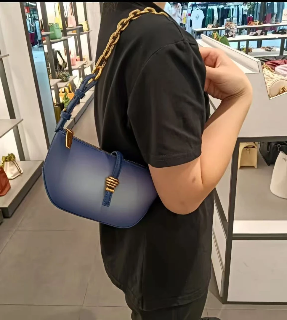 CHARLES&KEITH 20782013蓝色S女士单肩手提包
