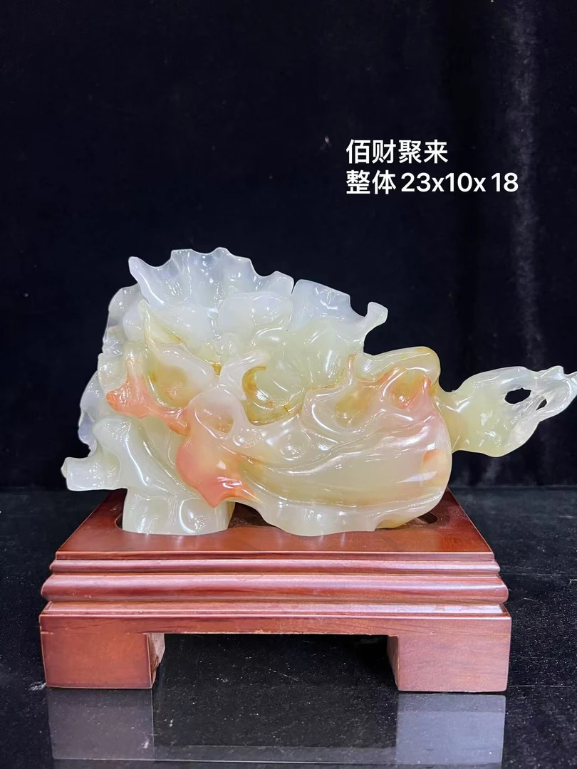 〈佰财聚来〉23x10x18cm创意家居酒店别墅送礼摆件