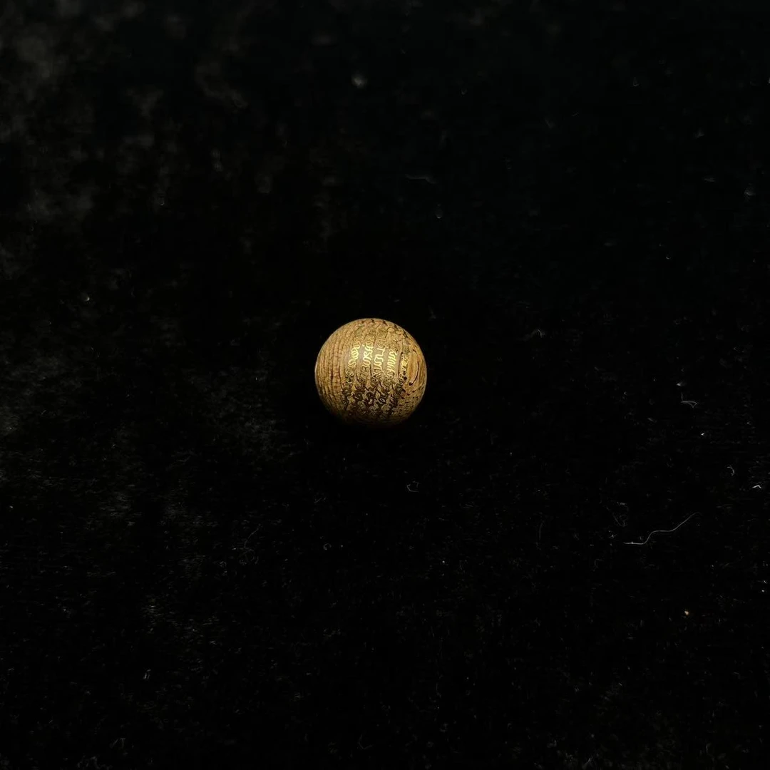 DY-B7311 柬埔寨菩萨棋金丝结沉水浮单珠/五条经 1.51cm 1.45g