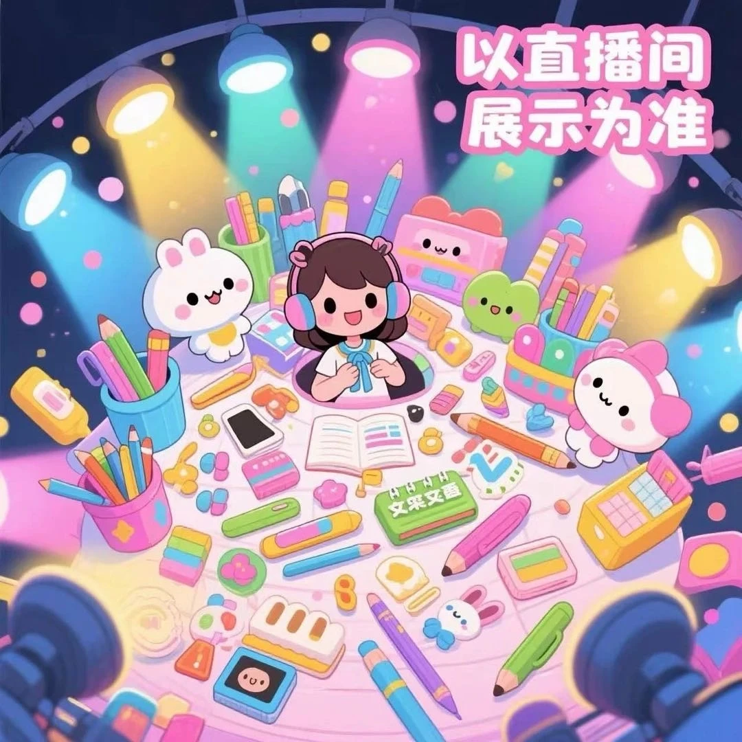 1-8文具百货    以直播间展示为准