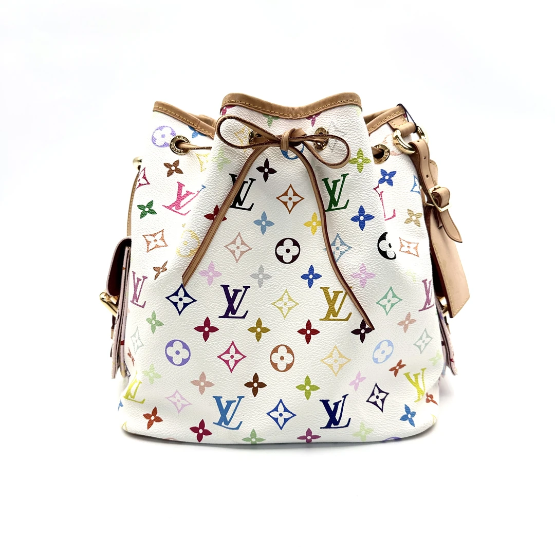 95新 LouisVuitton/路易威登 可乐/白三彩水桶