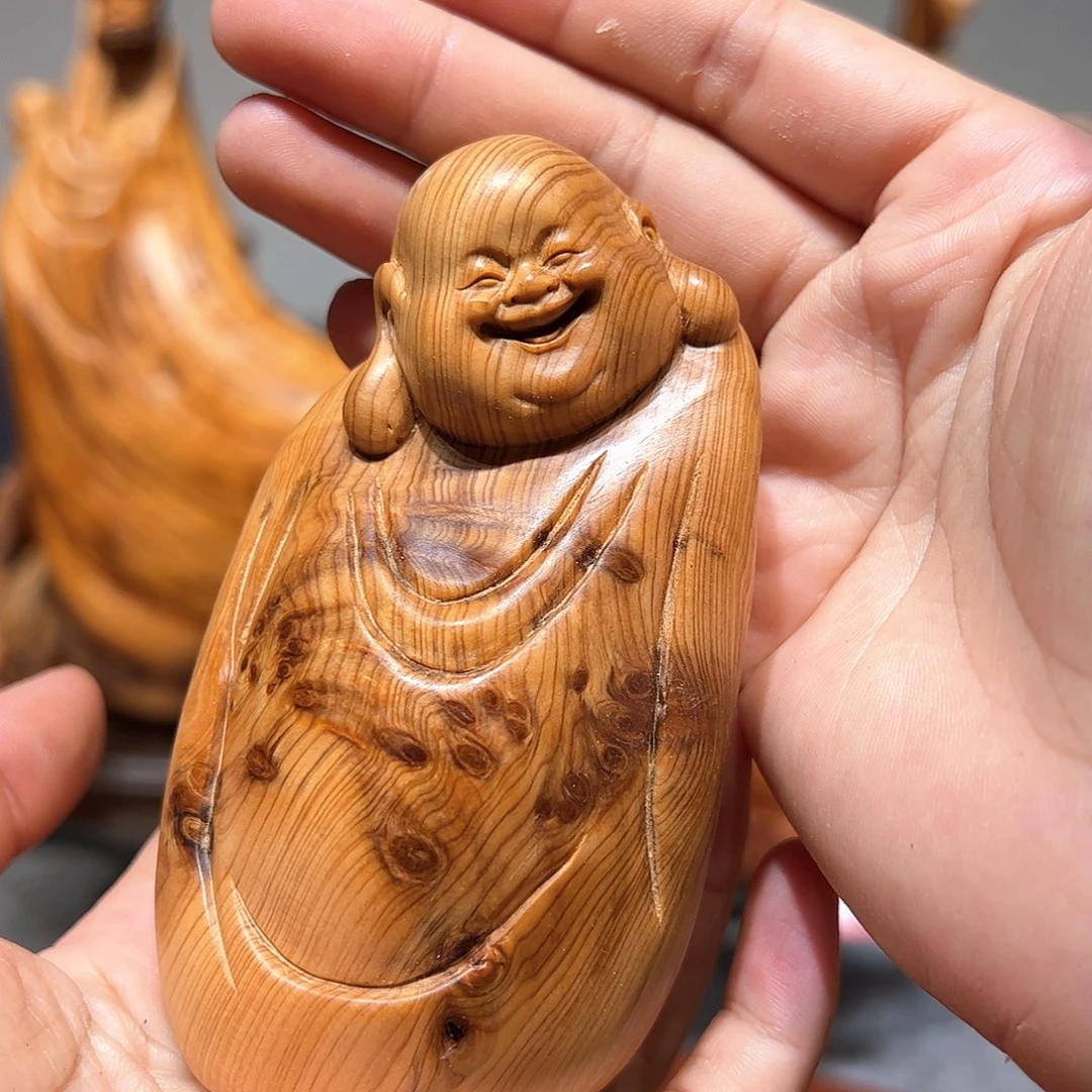 柏木崖柏木手把件摆件