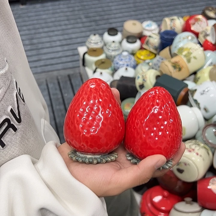 茶叶罐陶瓷家用储物罐瑕疵福利品介意勿拍