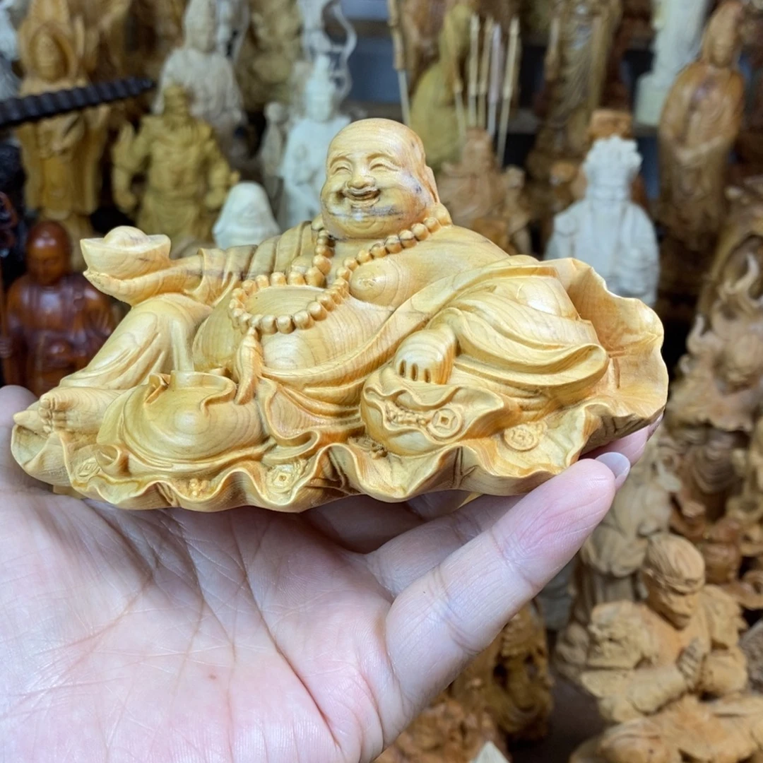 木崖柏13.5荷叶弥勒