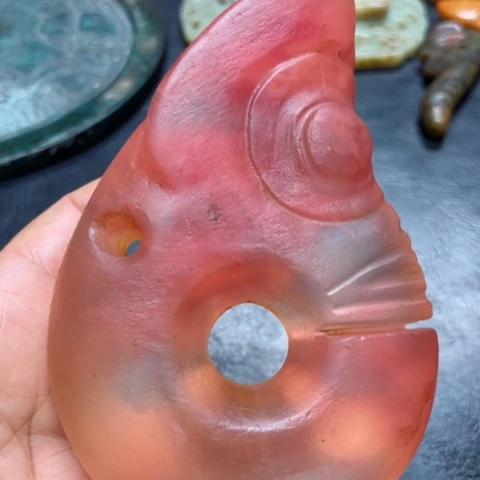 吊坠白玉菩提把件