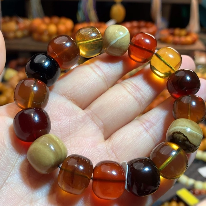 蜜蜡未镶嵌手串蜜蜡手串