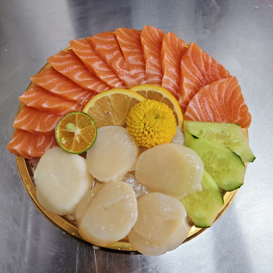 甜贝柱三文鱼
