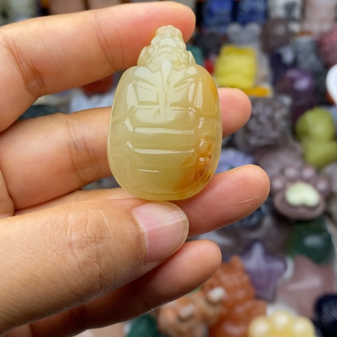 石材手把件 摆件 挂件09