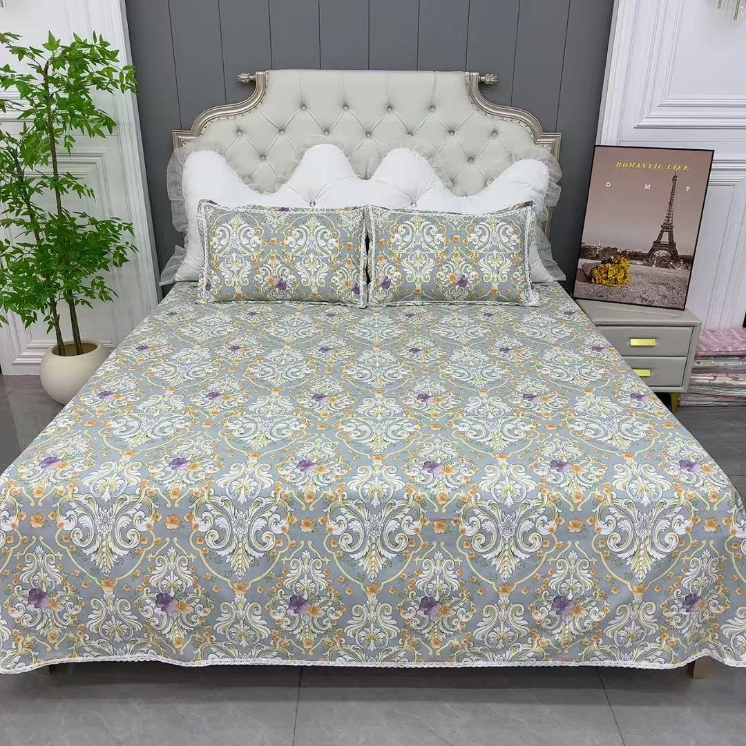 老粗布床单三件套517