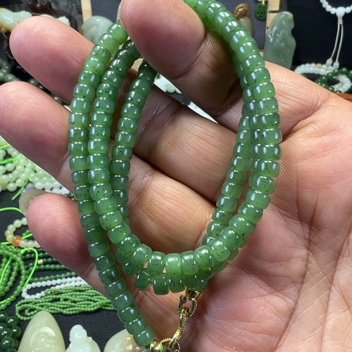 和田玉未镶嵌套链