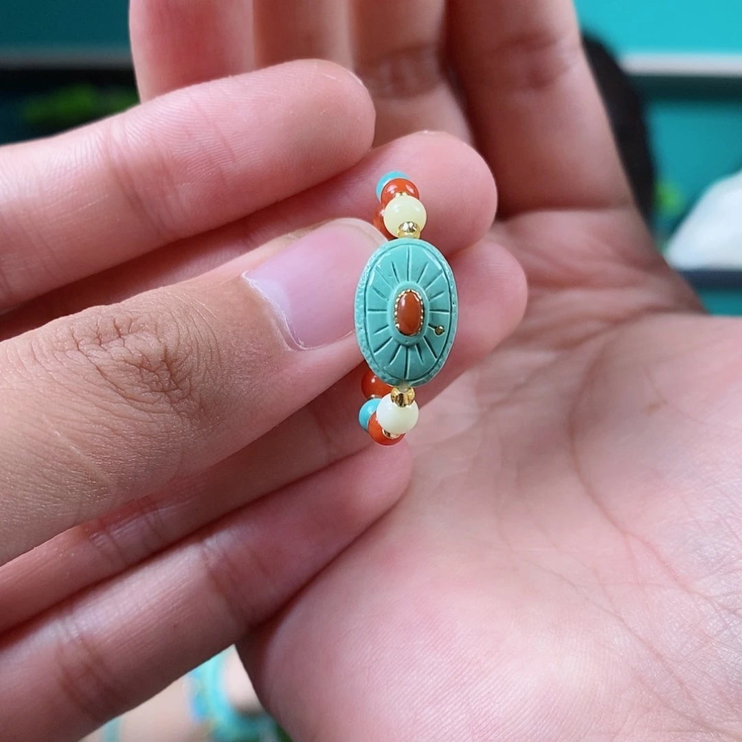 未镶嵌绿松石珠宝奇石