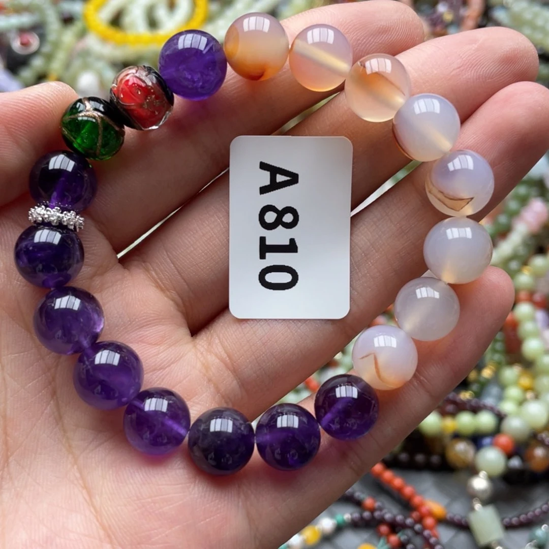 水晶手链未镶嵌多样性