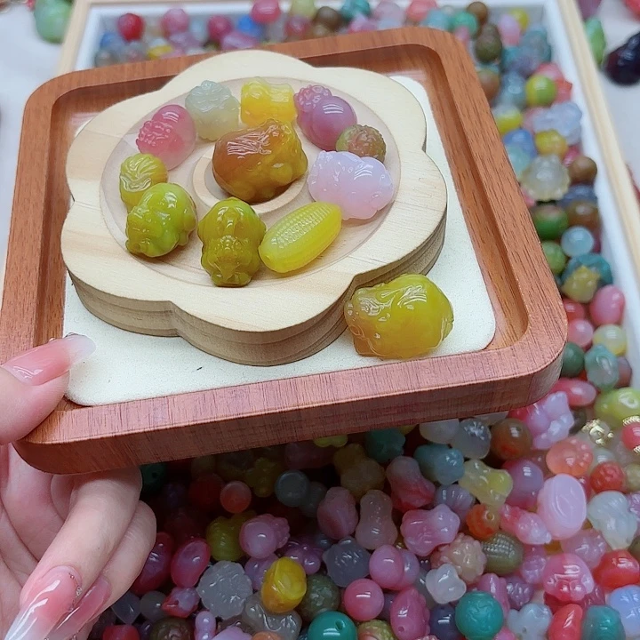 枫***叶未镶嵌手链玛瑙/玉髓盐源16