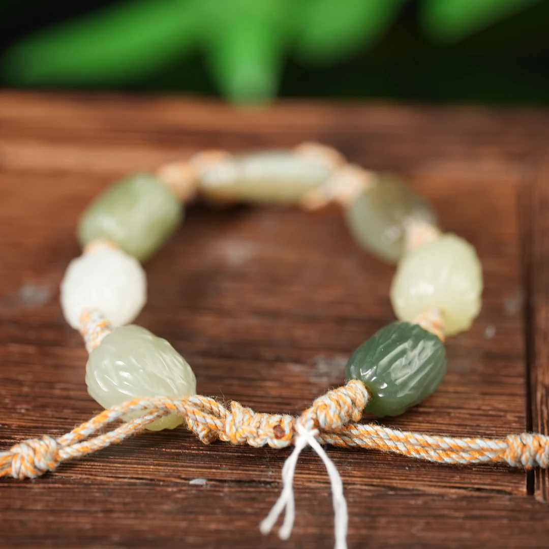 二十世纪和田玉多宝手串ADYP250529035{华豫之门}