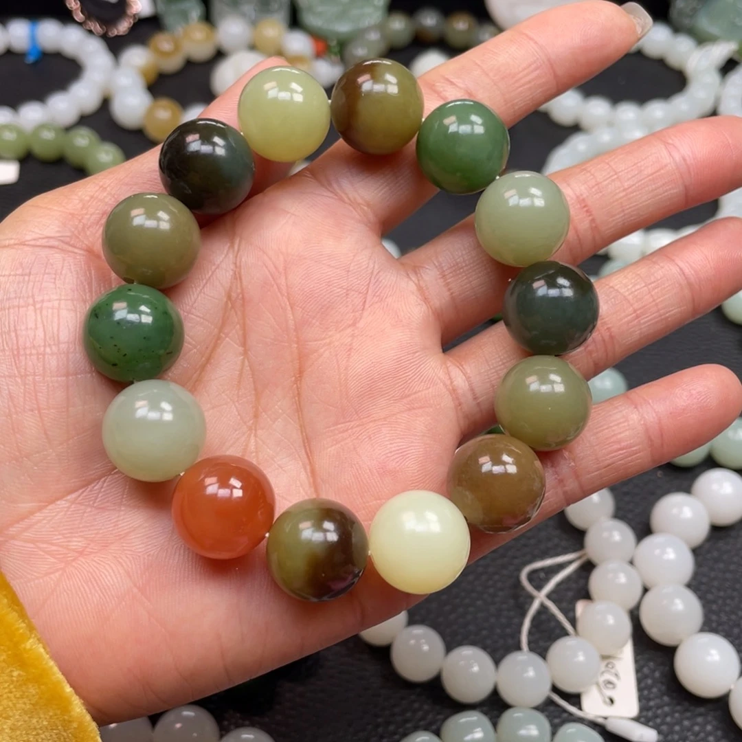 和田玉未镶嵌手链