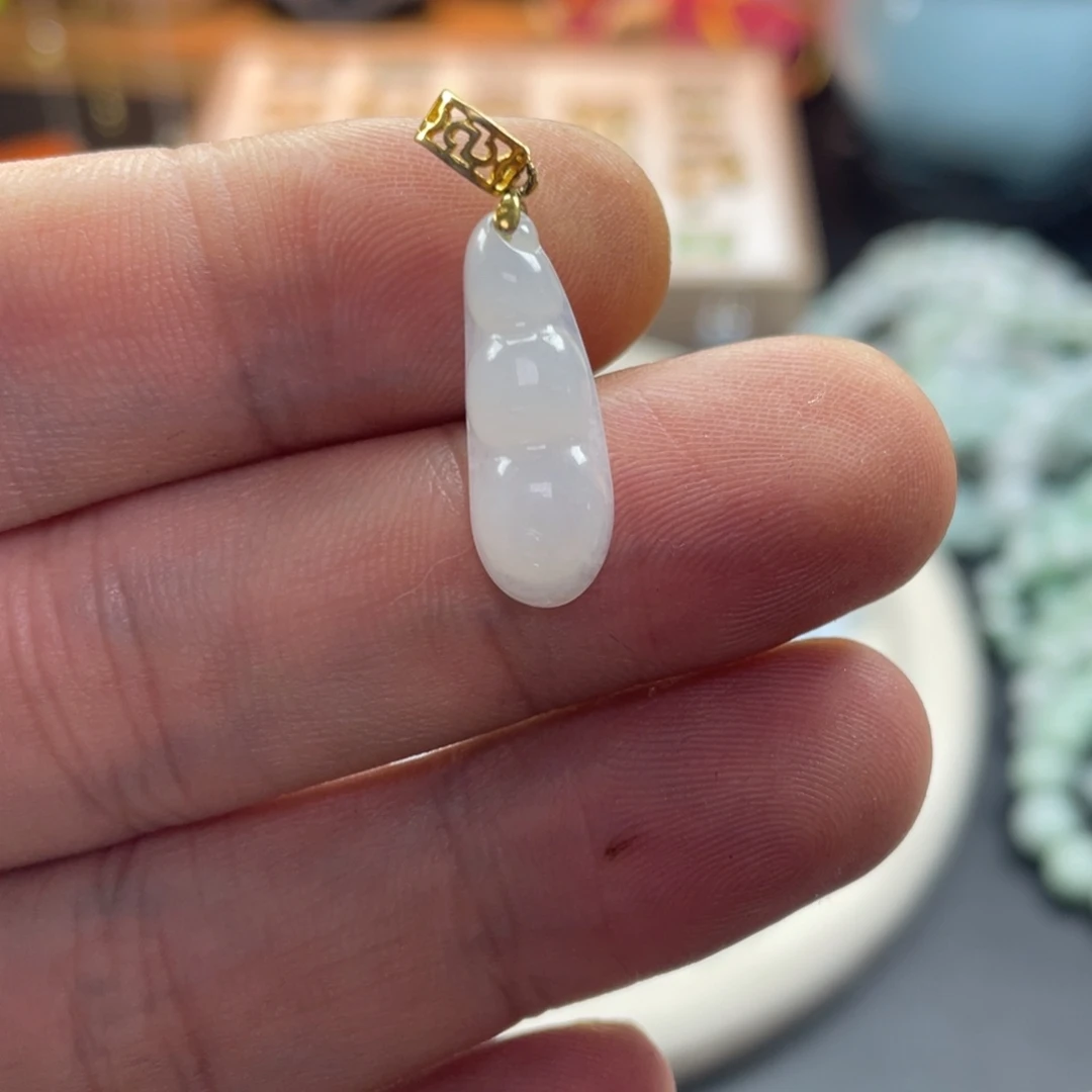 翡翠银S925镶嵌颈饰