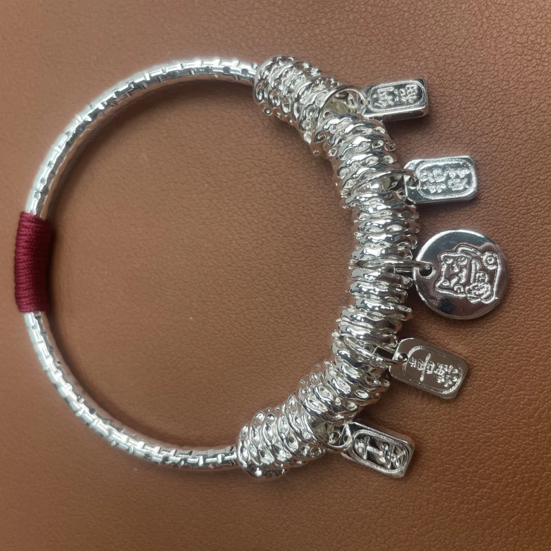 YZ022 锤纹盘缠精品手镯 无礼盒